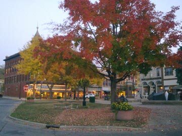 Town Square in Autumn